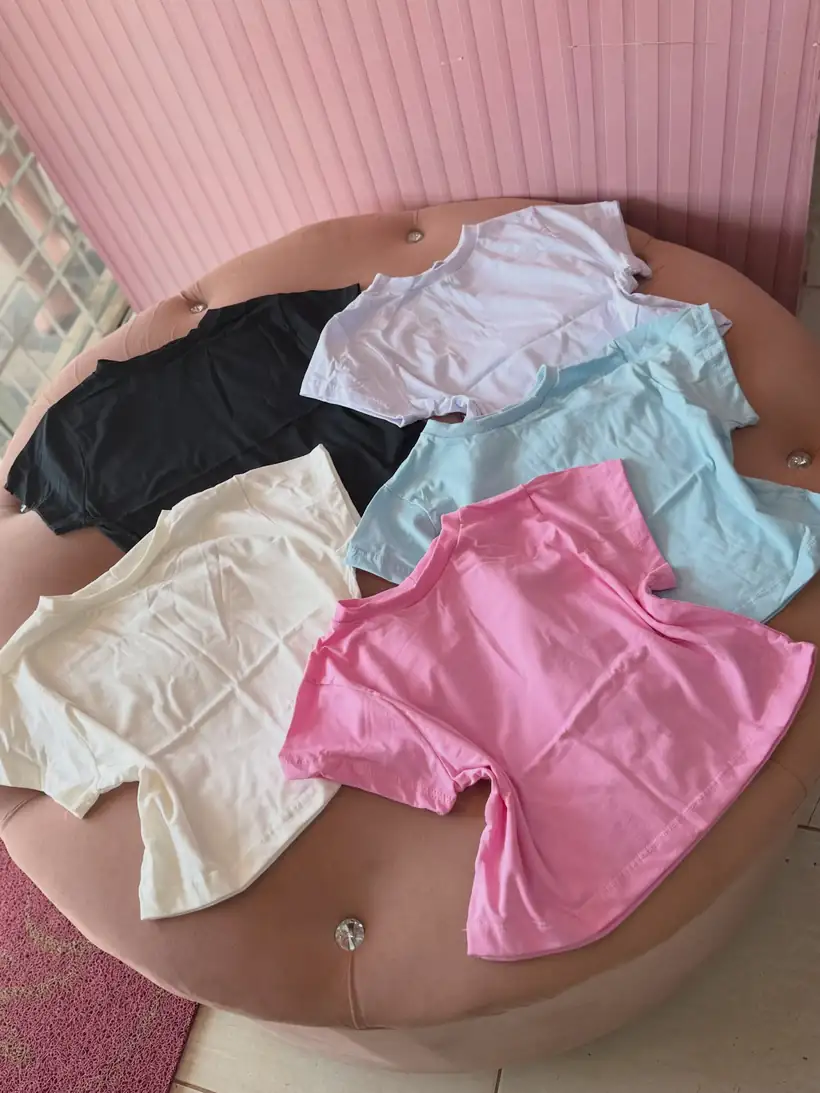 Blusa Curta Colorida